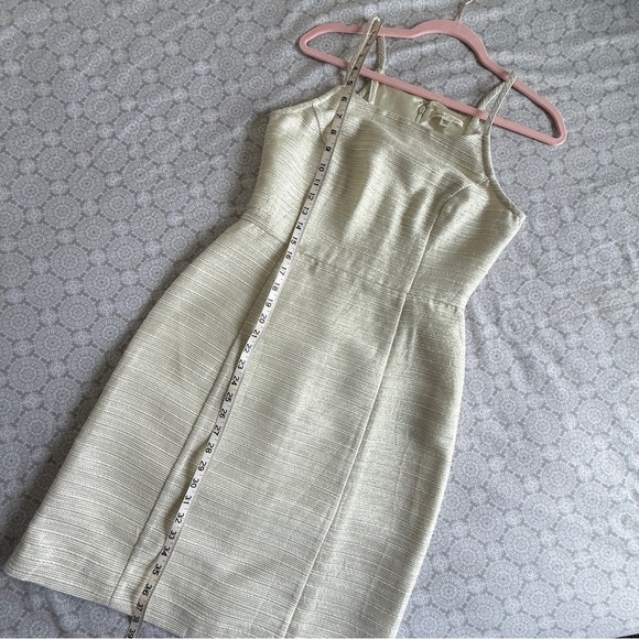 Paper Crown Anthropologie Ivory Sheath Dress Size 6 Excellent Condition - Picture 9 of 15